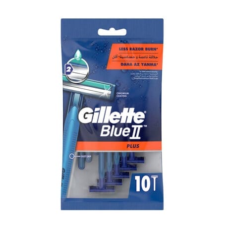 Gillette Blue Ii Plus Disposable 10 pc 