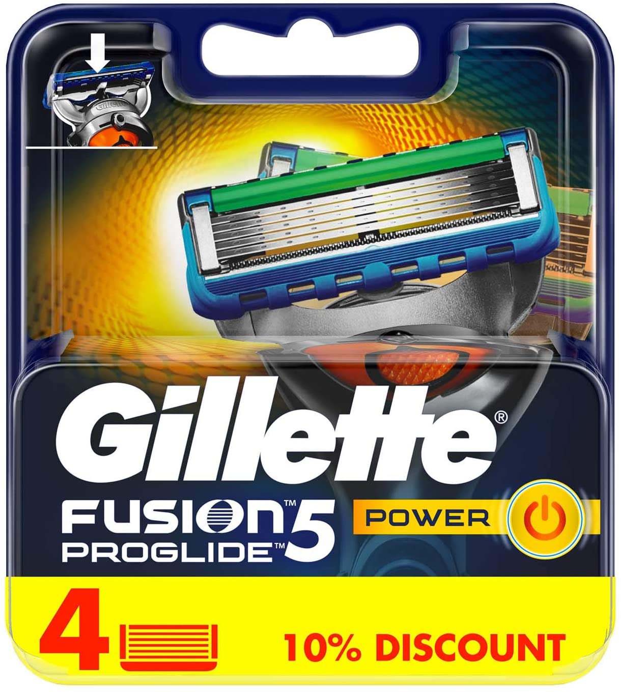 Gillette Fusion Proglide Blades 4 pc