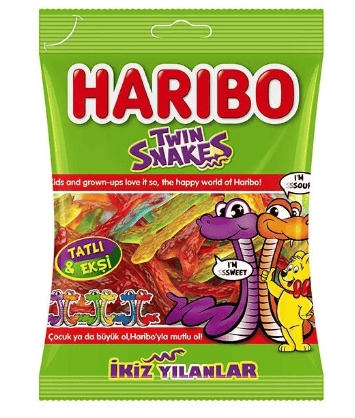 Haribo Twin Snakes 80 gr