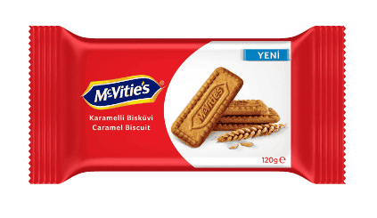 Mc Vitie's Caramel Biscuit 120 gr 