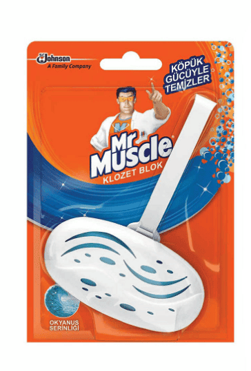 Mr. Muscle Ocean Cool Toilet Blocks 40 gr 