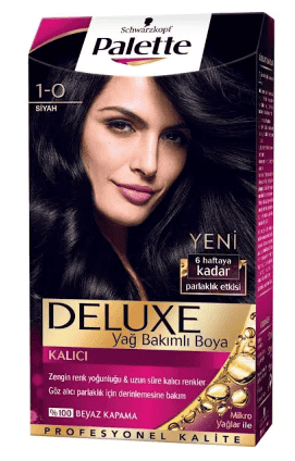 Palette Deluxe Hair Dye Black 1-0 1 pcs