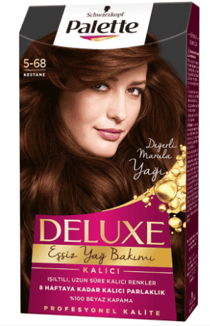 Palette Deluxe Hair Dye Chestnut 5-68 1 pcs