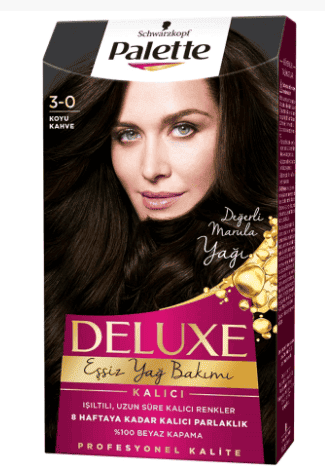 Palette Deluxe Hair Dye Dark Brown 3-0 1 pcs