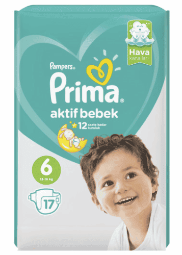 Pampers Prima No6 17 pc 