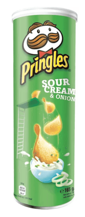 Pringles Potato Chips Sour Cream&onion 165 gr 