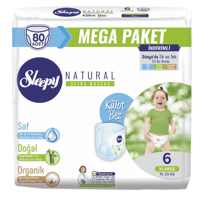 Sleepy Pants Diapers Mega Packet No:6 80 pc 
