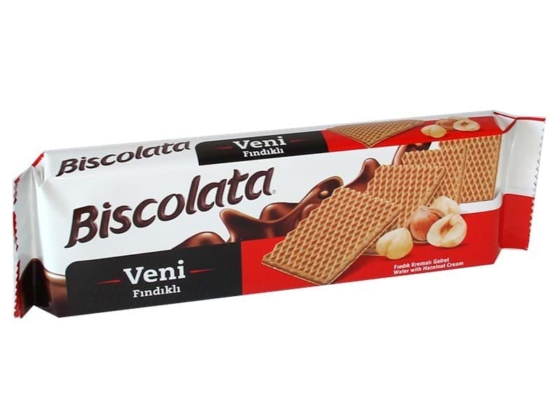 Şölen Biscolata Veni Hazelnut Cream Wafer 110 gr 