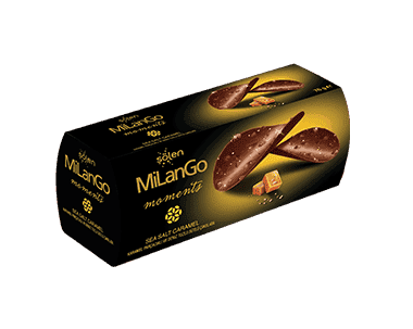 Şölen Milango Milk Chocolate With Caramel Particles And Sea Salt 76 gr 