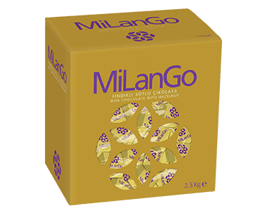 Şölen Milango Milk Chocolate With Hazelnut Cream Filled With Hazelnut Cream 2.5 kg 