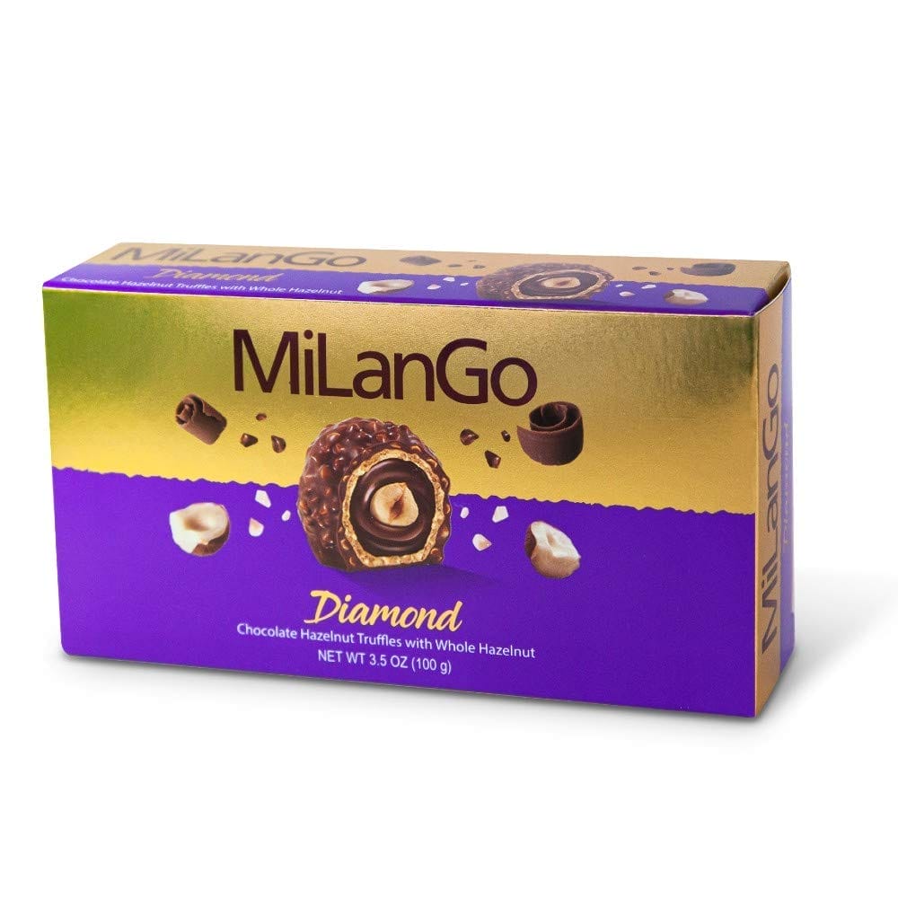 Şölen Milango Milk Chocolate With Hazelnut Cream Filled With Hazelnut Cream 243 gr 