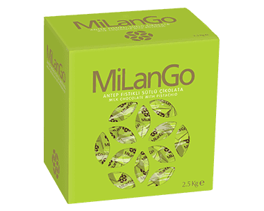 Şölen Milango Milk Chocolate With Pistachio Filled With Pistachio Cream 2.5 kg 