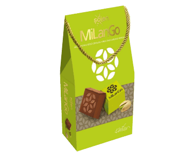 Şölen Milango Milk Chocolate With Pistachio Filled With Pistachio Cream 225 gr 