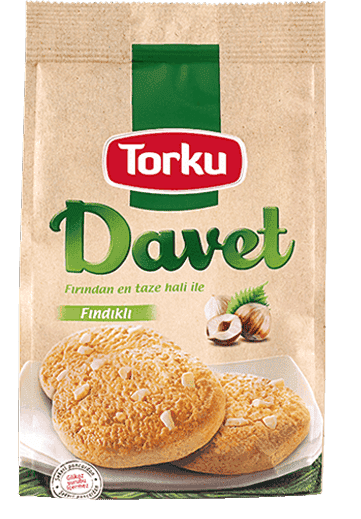 Torku Davet Biscuit With Hazelnut 180 gr 