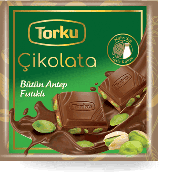 Torku Milk Chocolate With Pistachio 65 gr 
