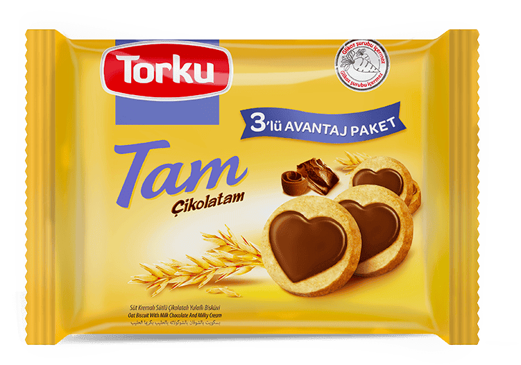 Torku Oatmeal-Chocolate Biscuit Cream 3X83 gr 