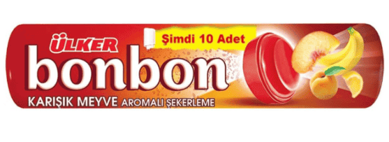 Ülker Bonbon Mixed Fruit Flavored Candy 36 gr