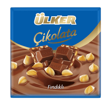 Ülker Square Chocolate With Hazelnut 65 gr