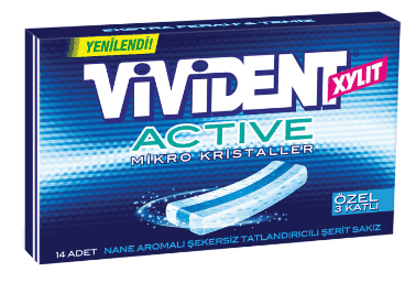 Vivident Active Mint Gum 33 gr