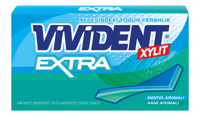 Vivident Extra Mint Gum 26 gr